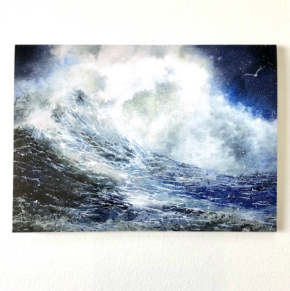 Greetings card – Ocean swell (‘Ocean’ series)
