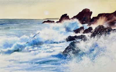 “Brushing the Waves: Watercolour Art as an Incentive for Beach Clean-up Awareness week”