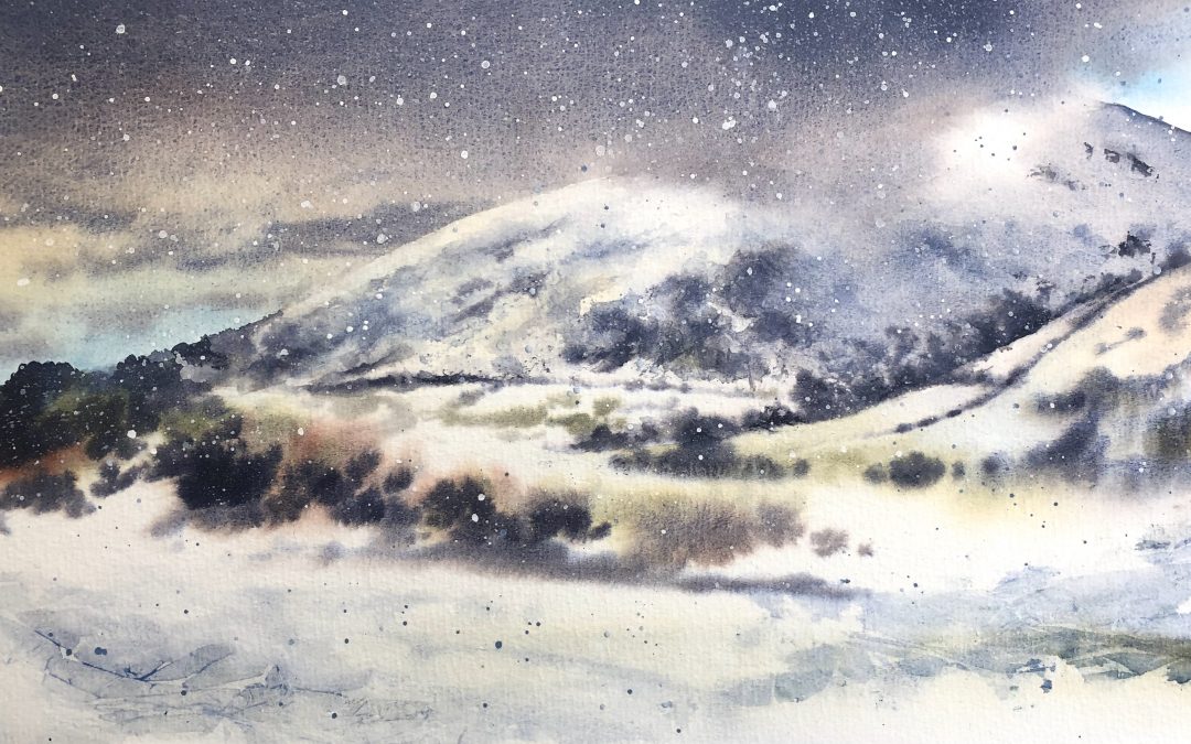 Wrapping up the year with watercolour painting and festive cheer