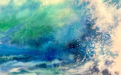 Arty tip of the month – Embracing the Beauty of ‘Wet in Wet’ in Watercolour on World Art Day (Apr 24)