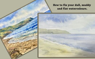 Why your watercolour paintings are dull, muddy and flat? (and how to fix them)